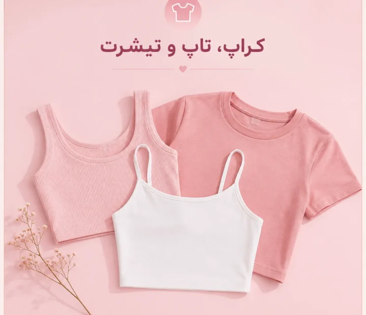 تاپ، کراپ و تیشرت